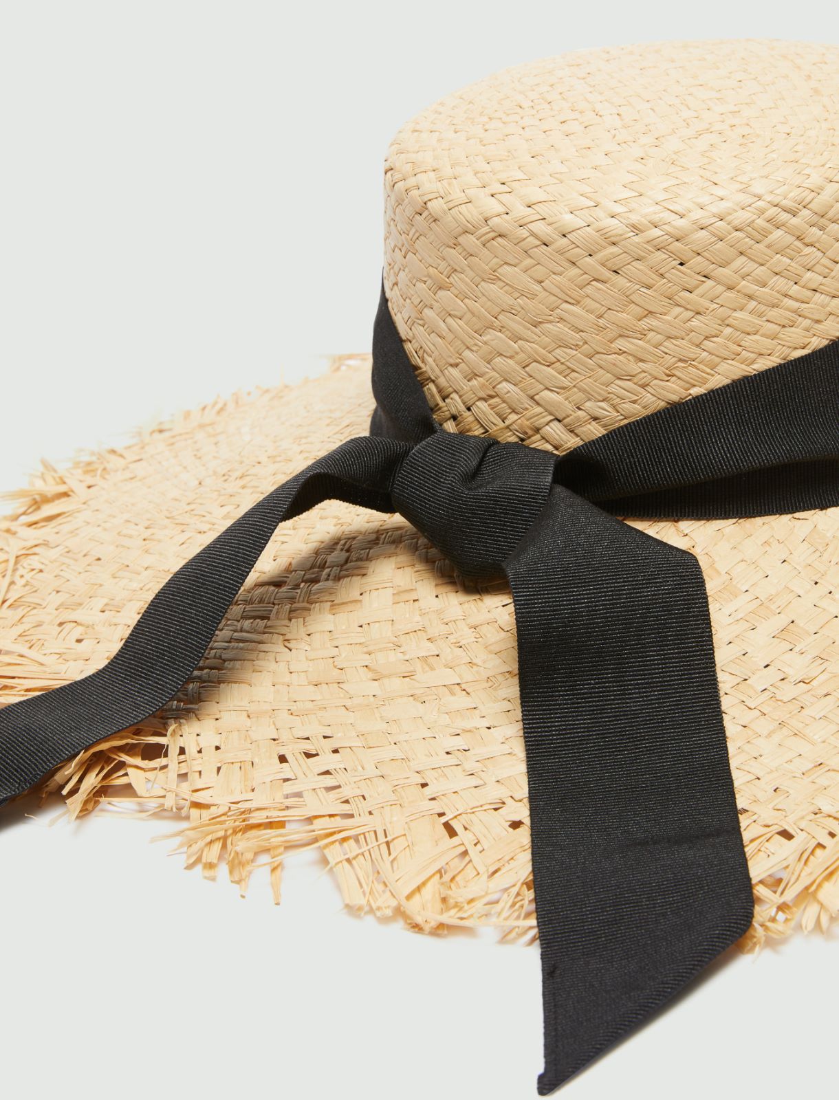 Raffia hat, natural Marella