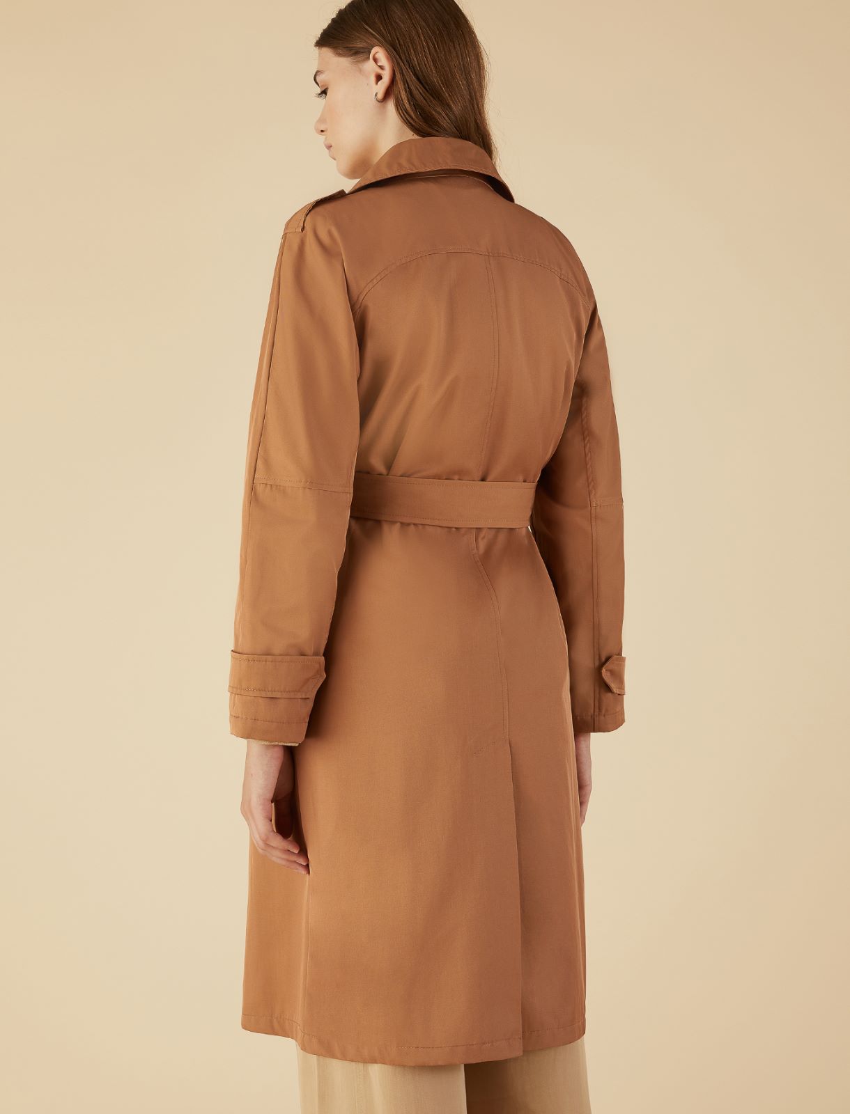 Double-breasted trench - Camel - Marella - 2