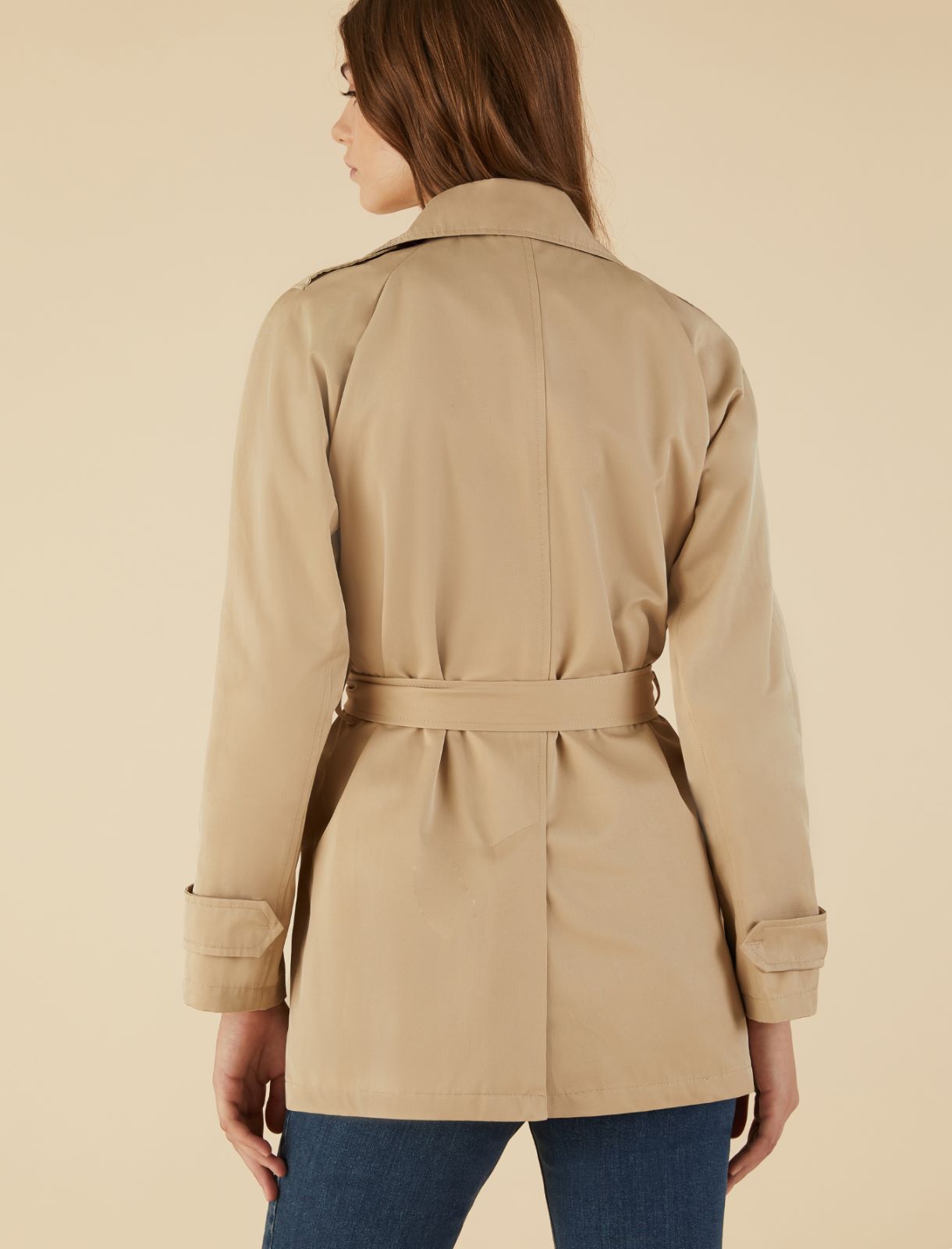 Short trench coat - Beige - Marina Rinaldi - 2