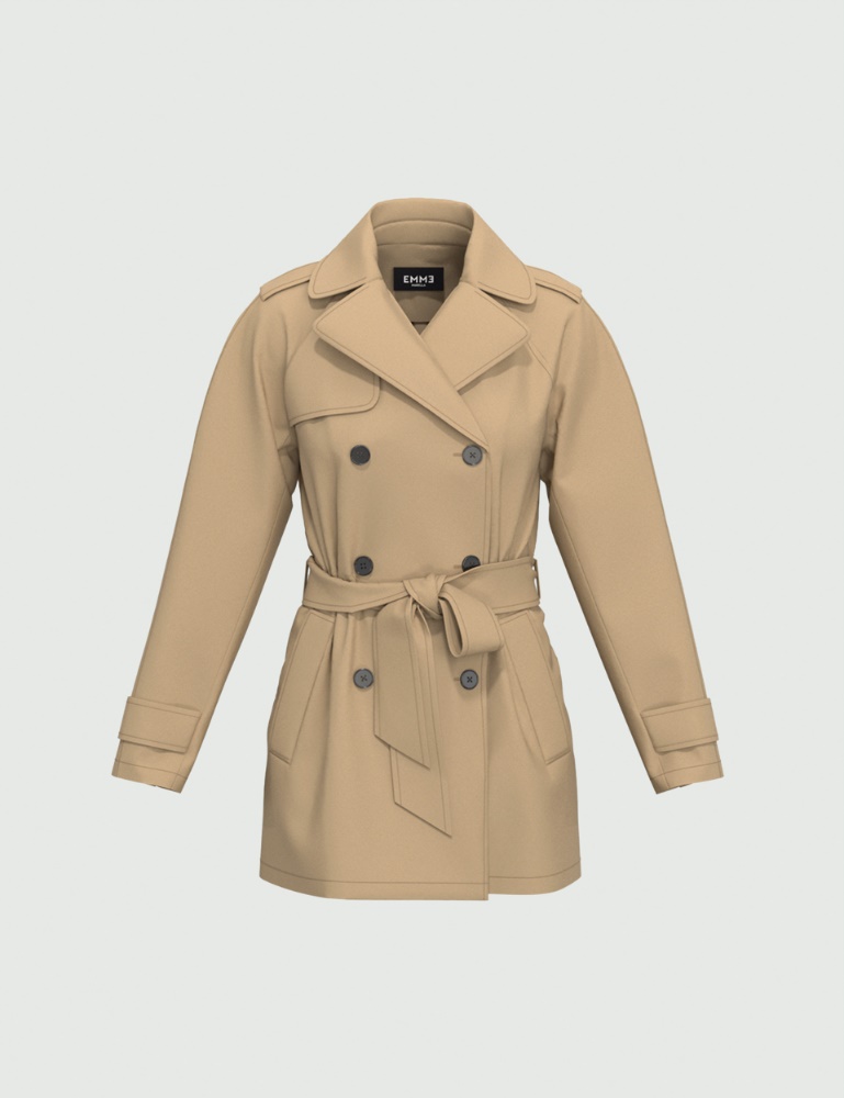 Short trench coat - Beige - Emme  - 2