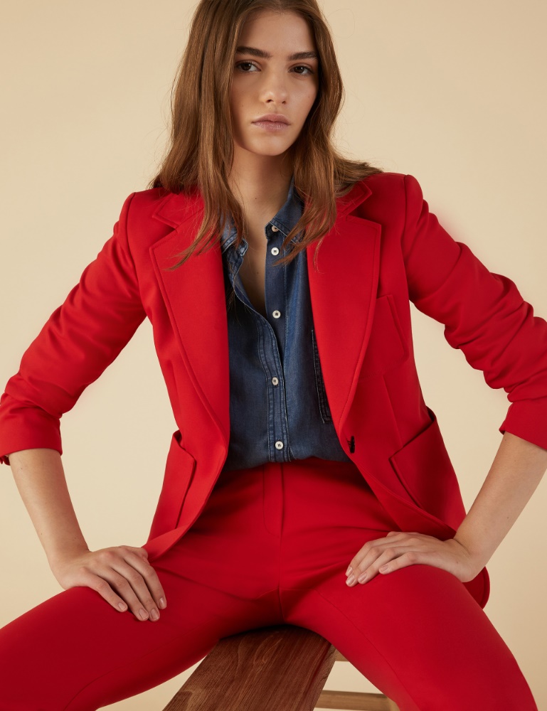 Straight blazer - Red - Emme 