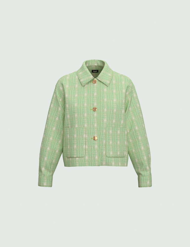 Boxy jacket - Pastel green - Emme  - 2