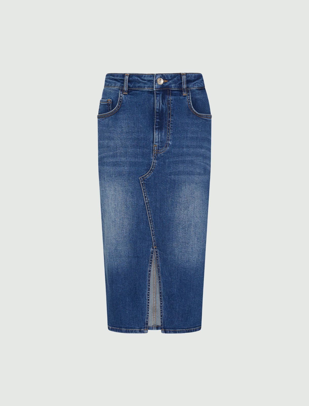 Denim skirt - Blue jeans - Marina Rinaldi - 4