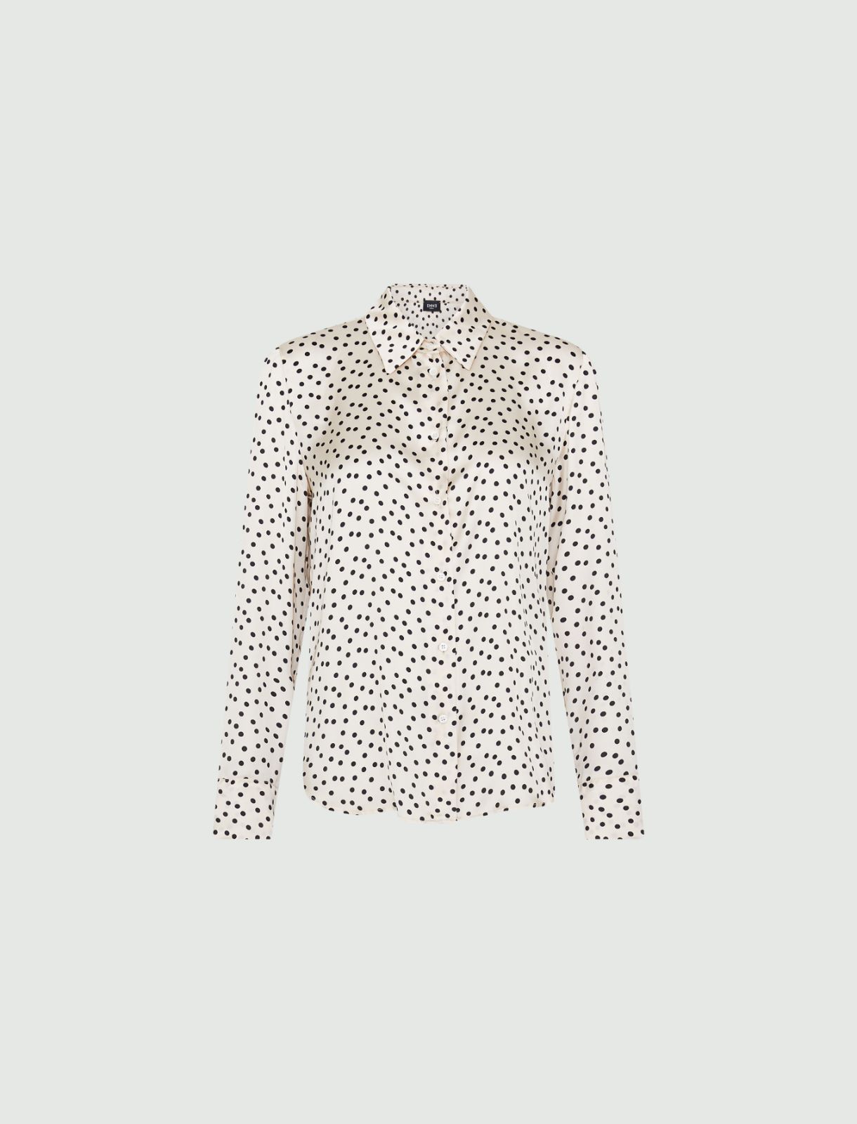 Polka dot shirt - Vanilla - Marina Rinaldi - 4