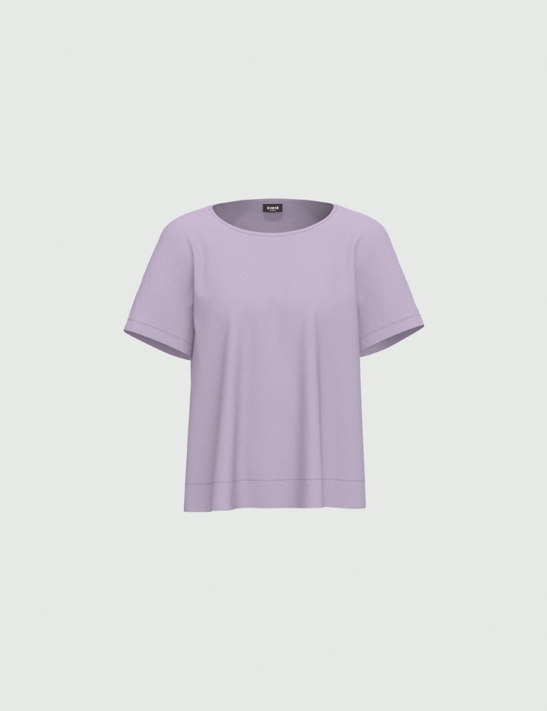 Poplin blouse - Lilac - Emme  - 2