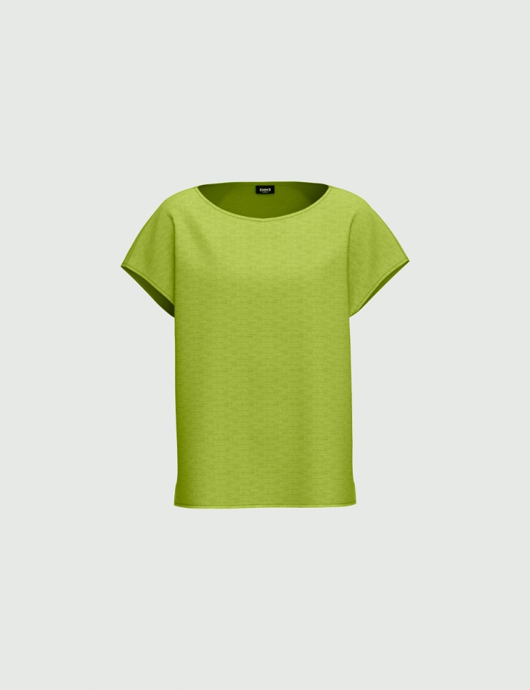 Linen blouse - Green - Emme  - 2