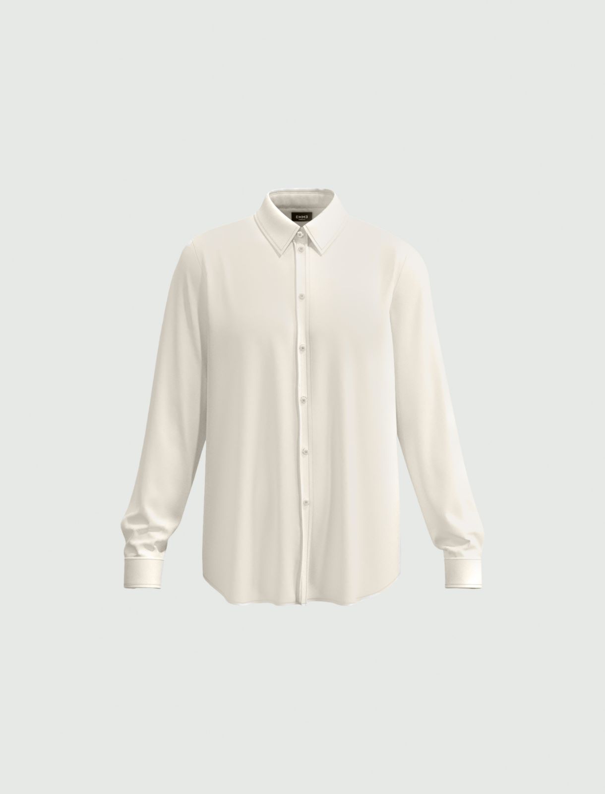 Crepe shirt - White - Marina Rinaldi - 4