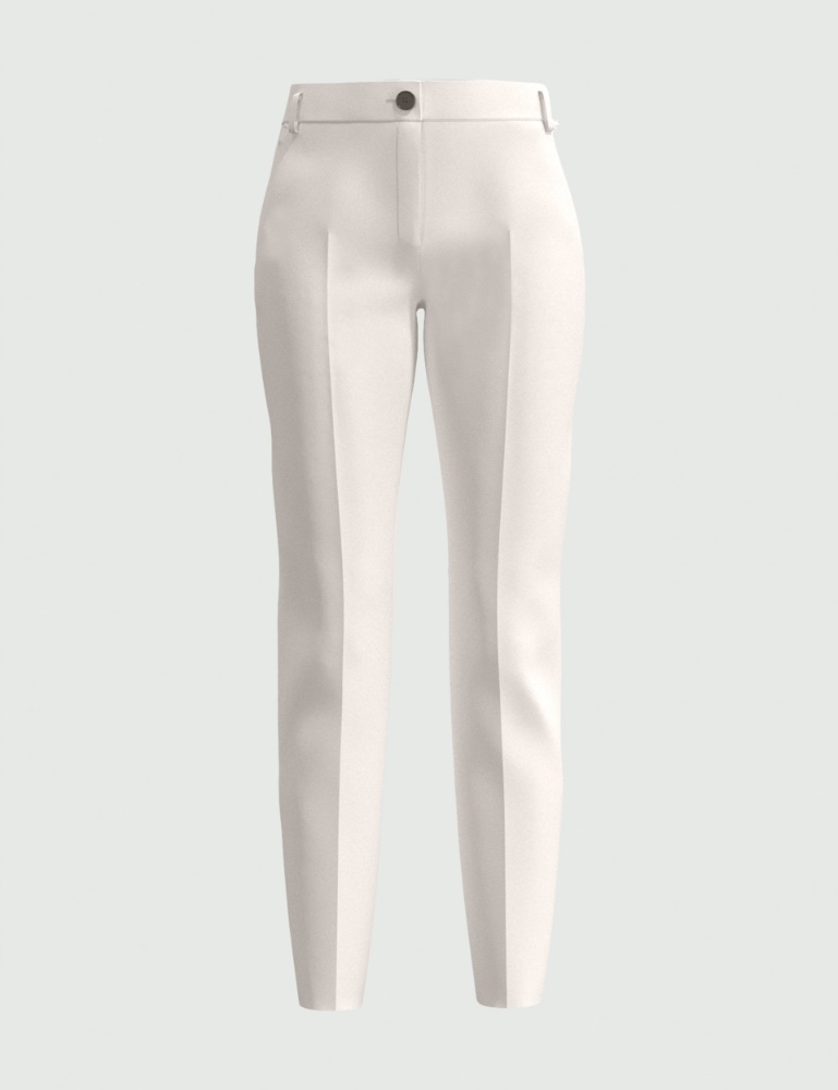 Pantalon en satin - Blanc - Emme  - 2