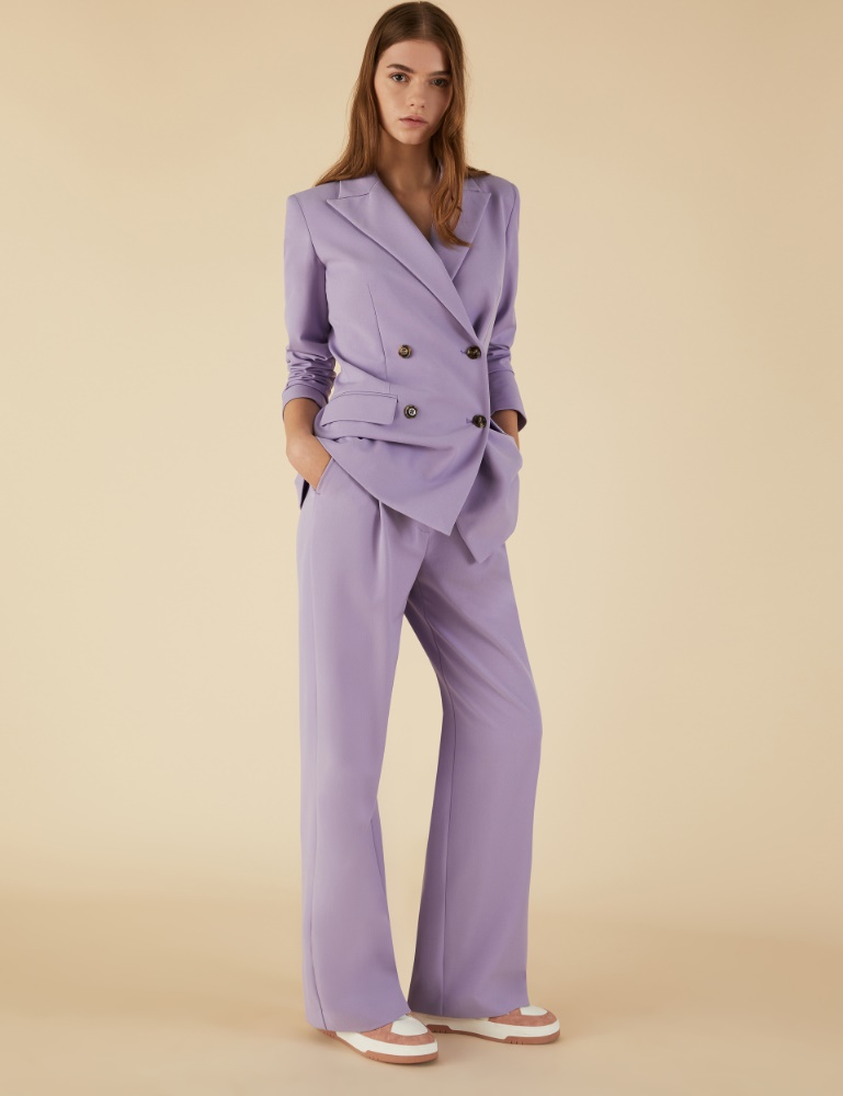 Wide trousers - Lilac - Emme 