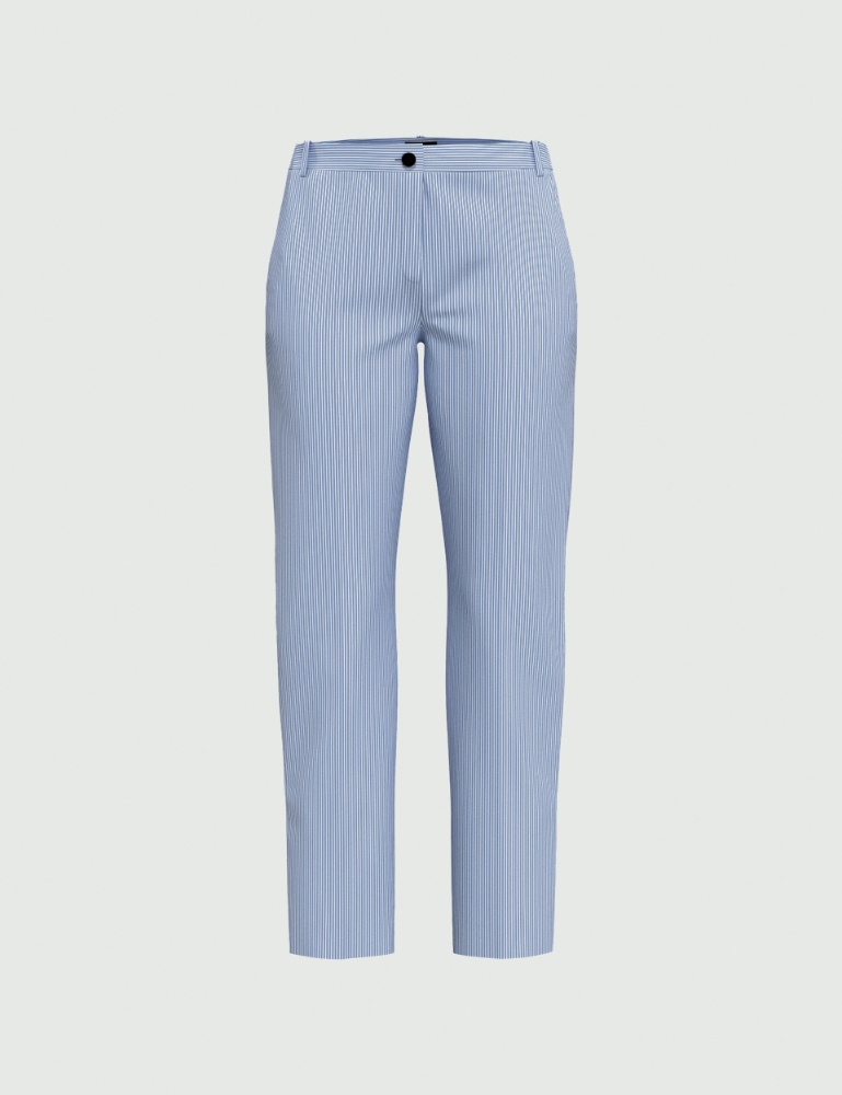 Pantaloni in raso - Azzurro intenso - Emme  - 2