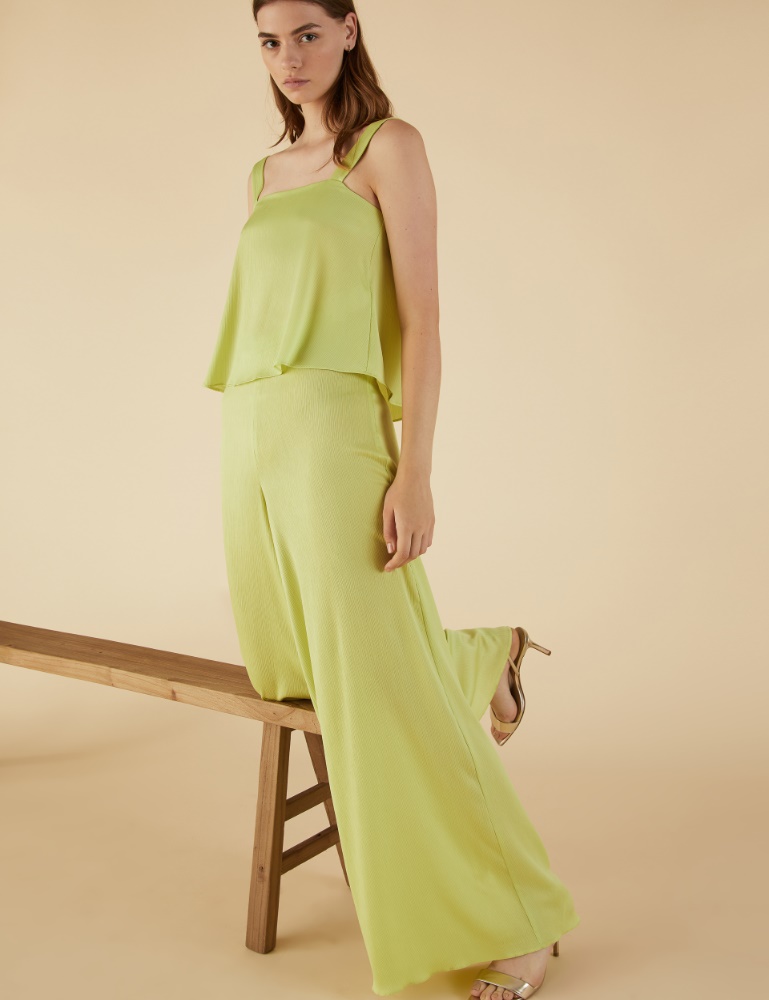 Palazzo trousers - Pastel green - Emme 