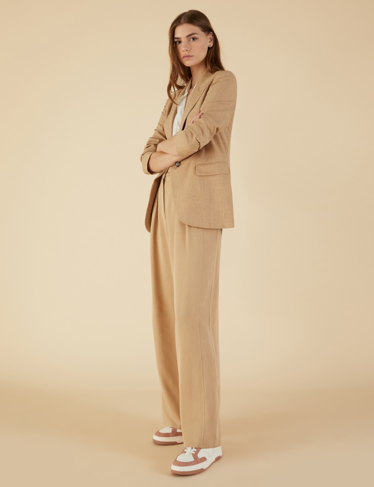 Darted trousers - Beige - Persona