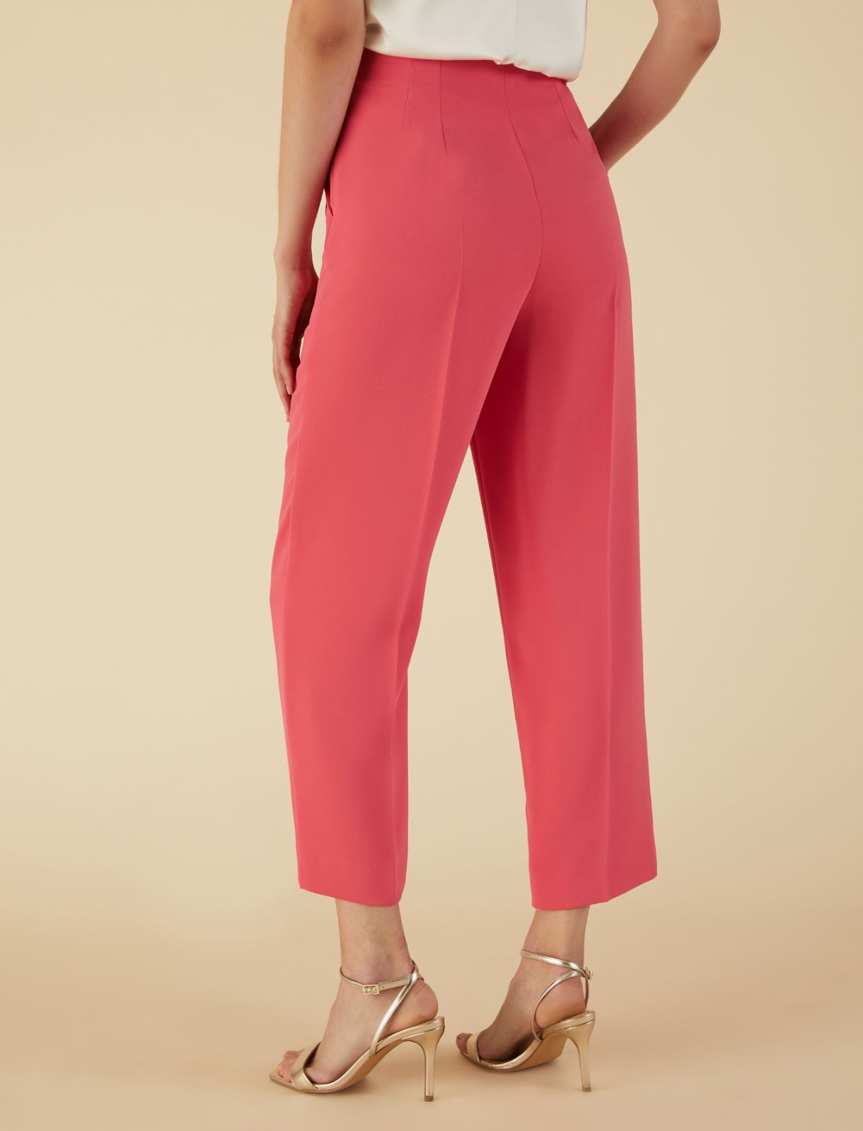 Relaxed-fit trouses - Coral - Marella - 2