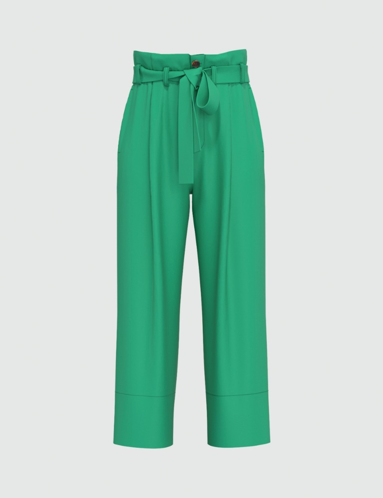 Cotton trousers - Green - Emme  - 2