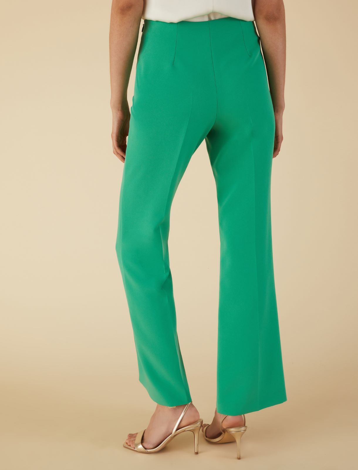 Flared trousers - Green - Marella - 2