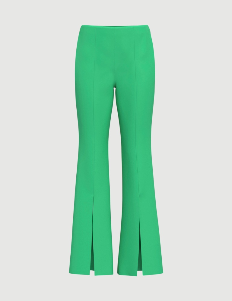 Spodnie z rozszerzaną nogawką - Zielony - Emme  - 2