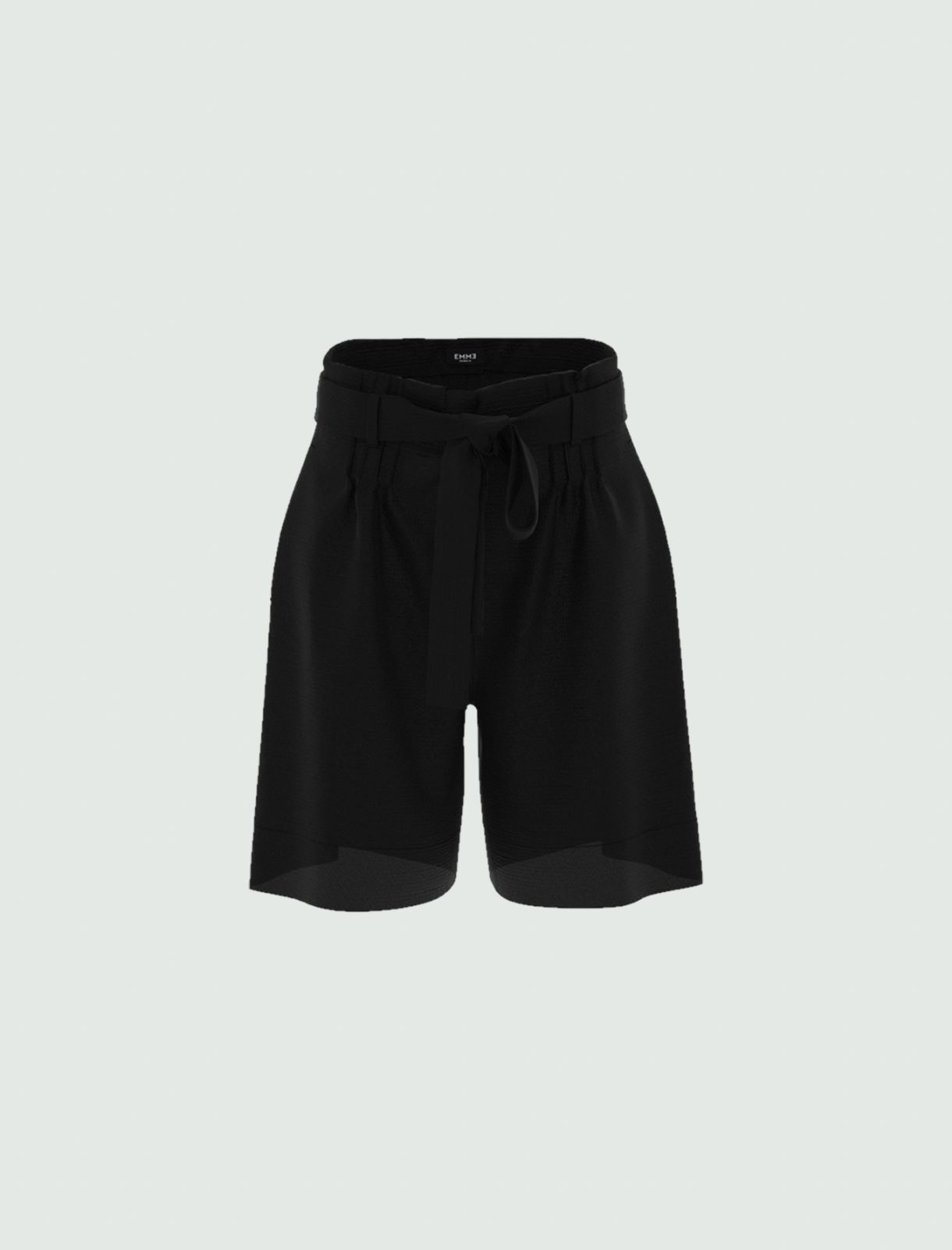 Linen shorts - Black - Emme 