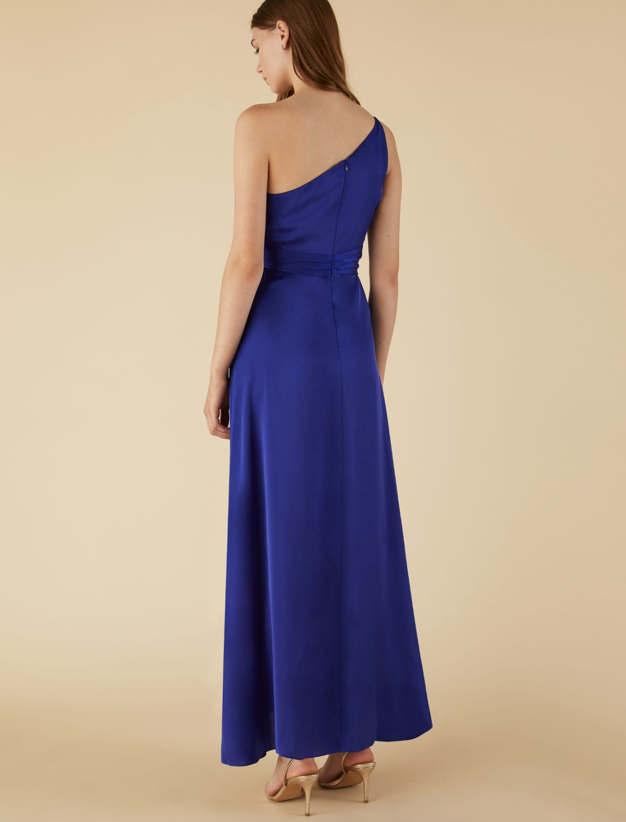 One-shoulder dress - Cornflower blue - Marella - 2