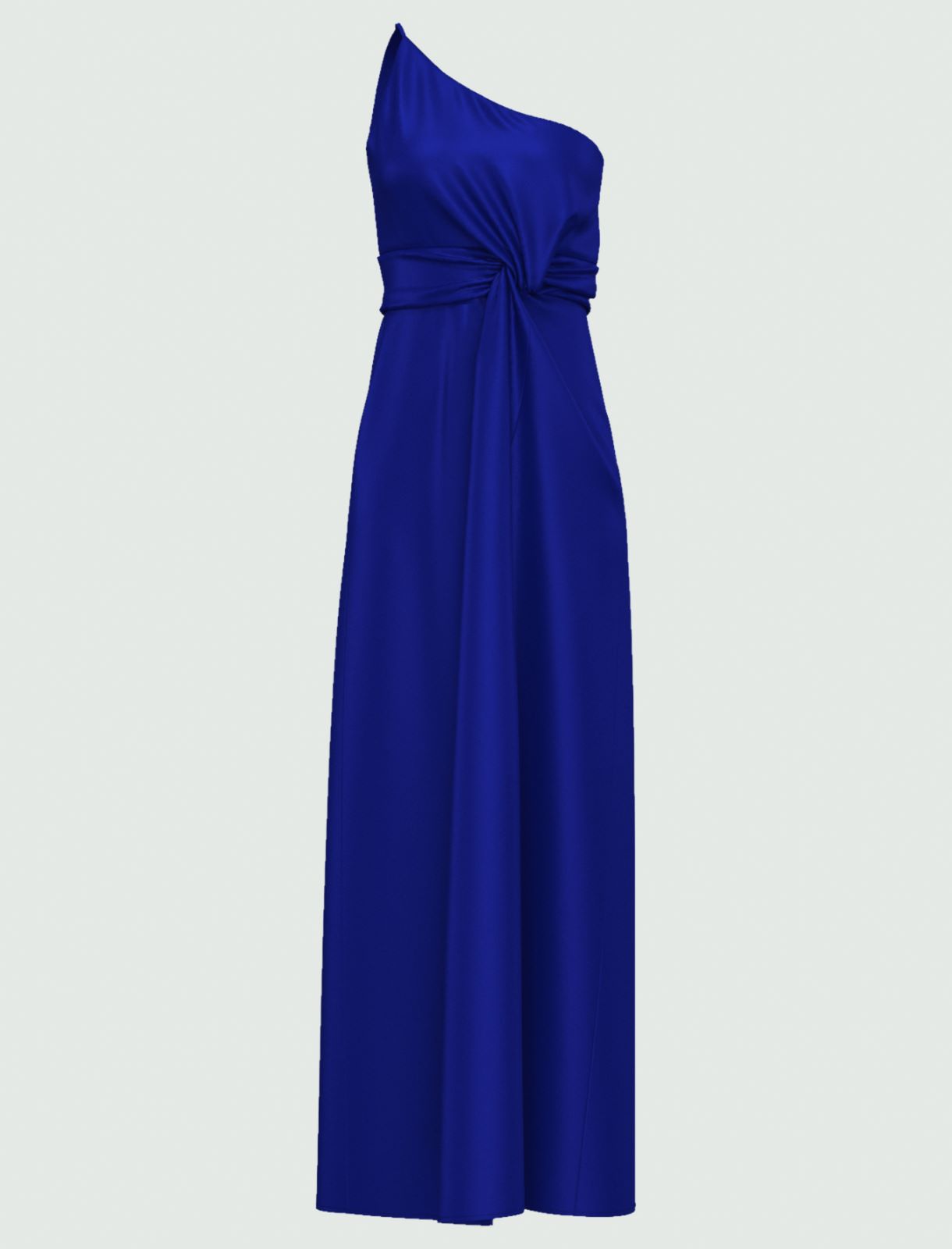 One-Shoulder-Kleid - Lichtblau - Emme  - 2