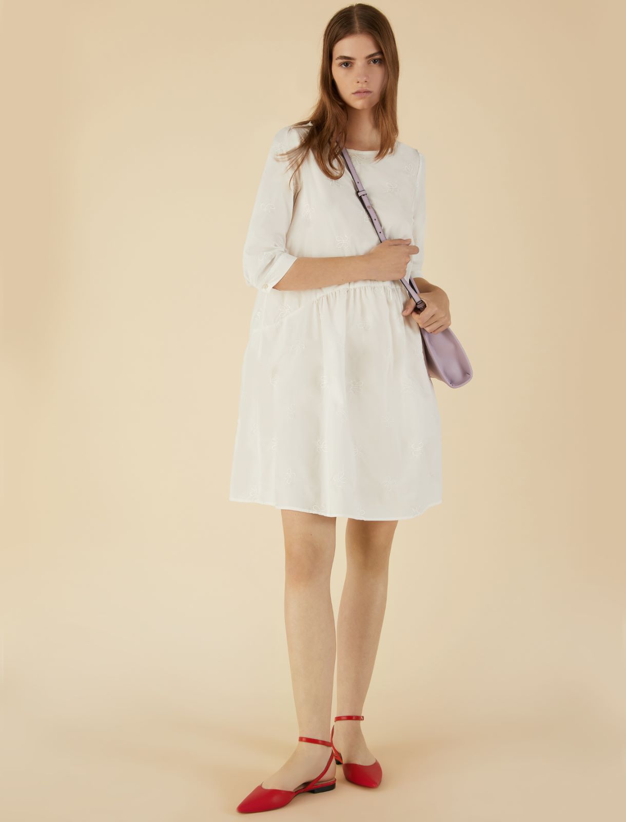 Cotton dress - White - Marina Rinaldi