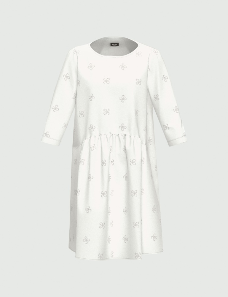 Sukienka bawełniana - Biały - Emme  - 2