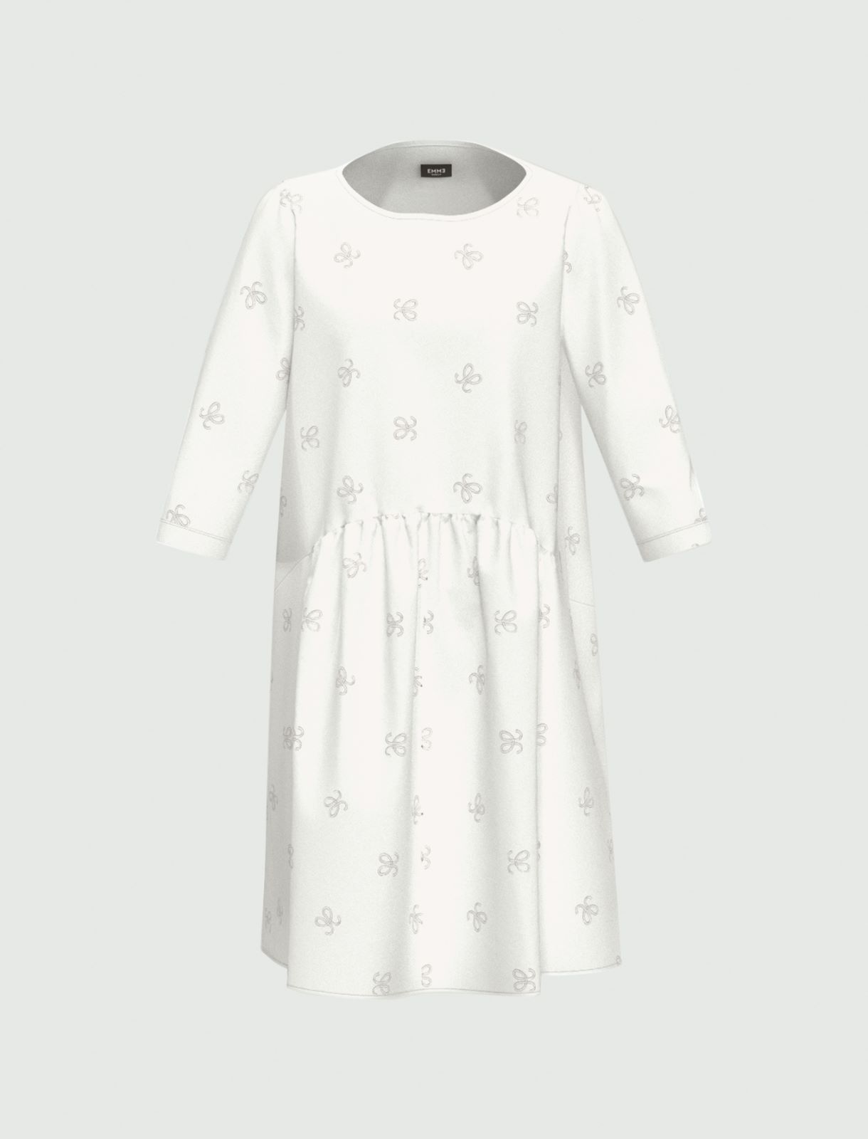 Cotton dress - White - Marina Rinaldi - 4