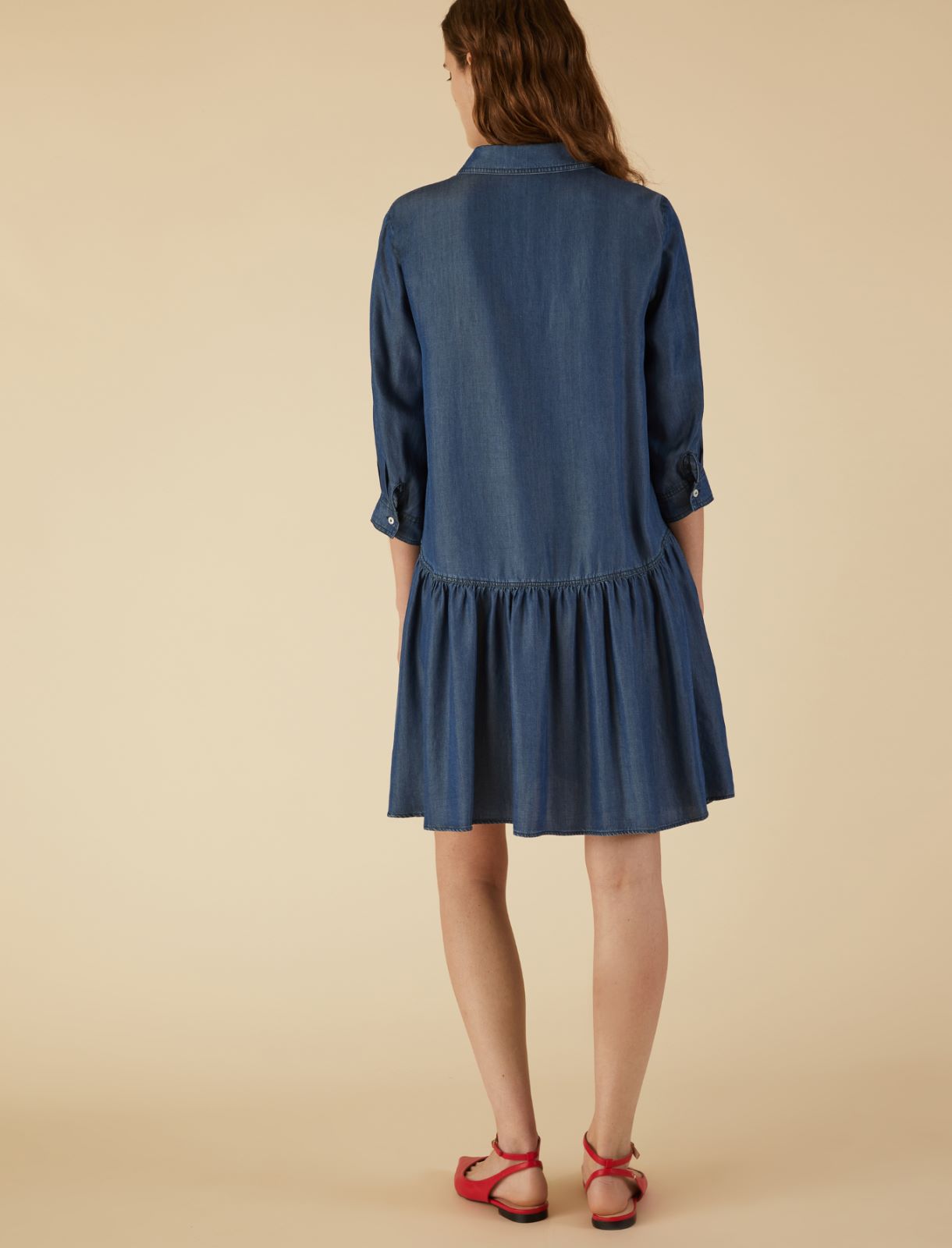 Shirt dress - Blue jeans - Marina Rinaldi - 2