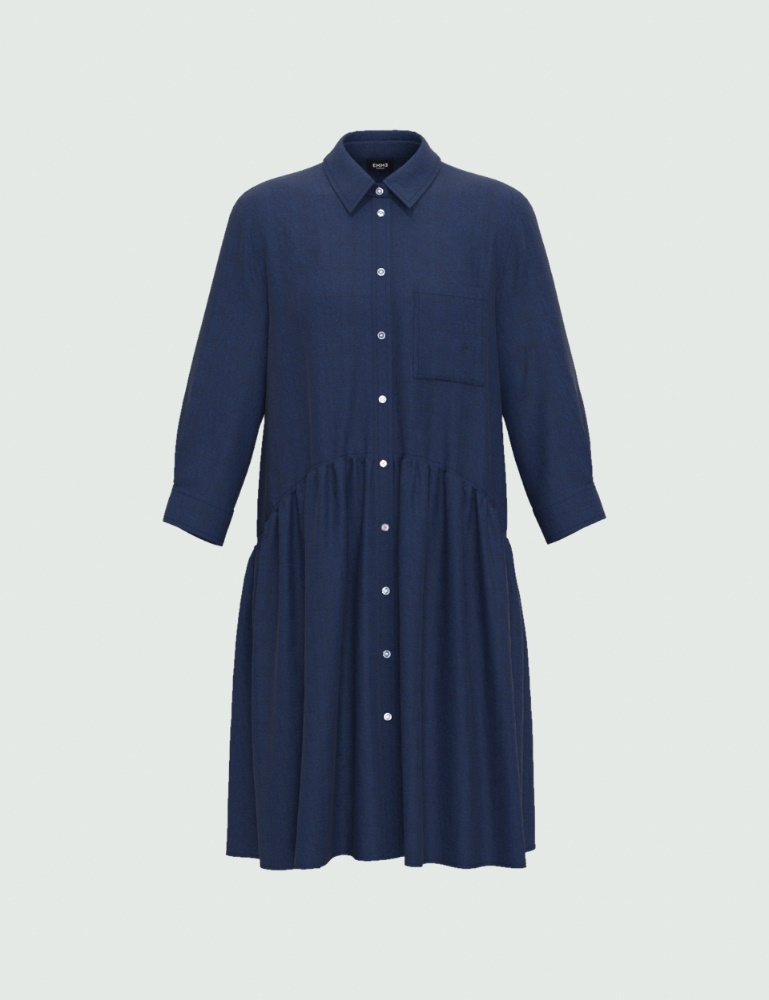 Shirt dress - Blue jeans - Emme  - 2