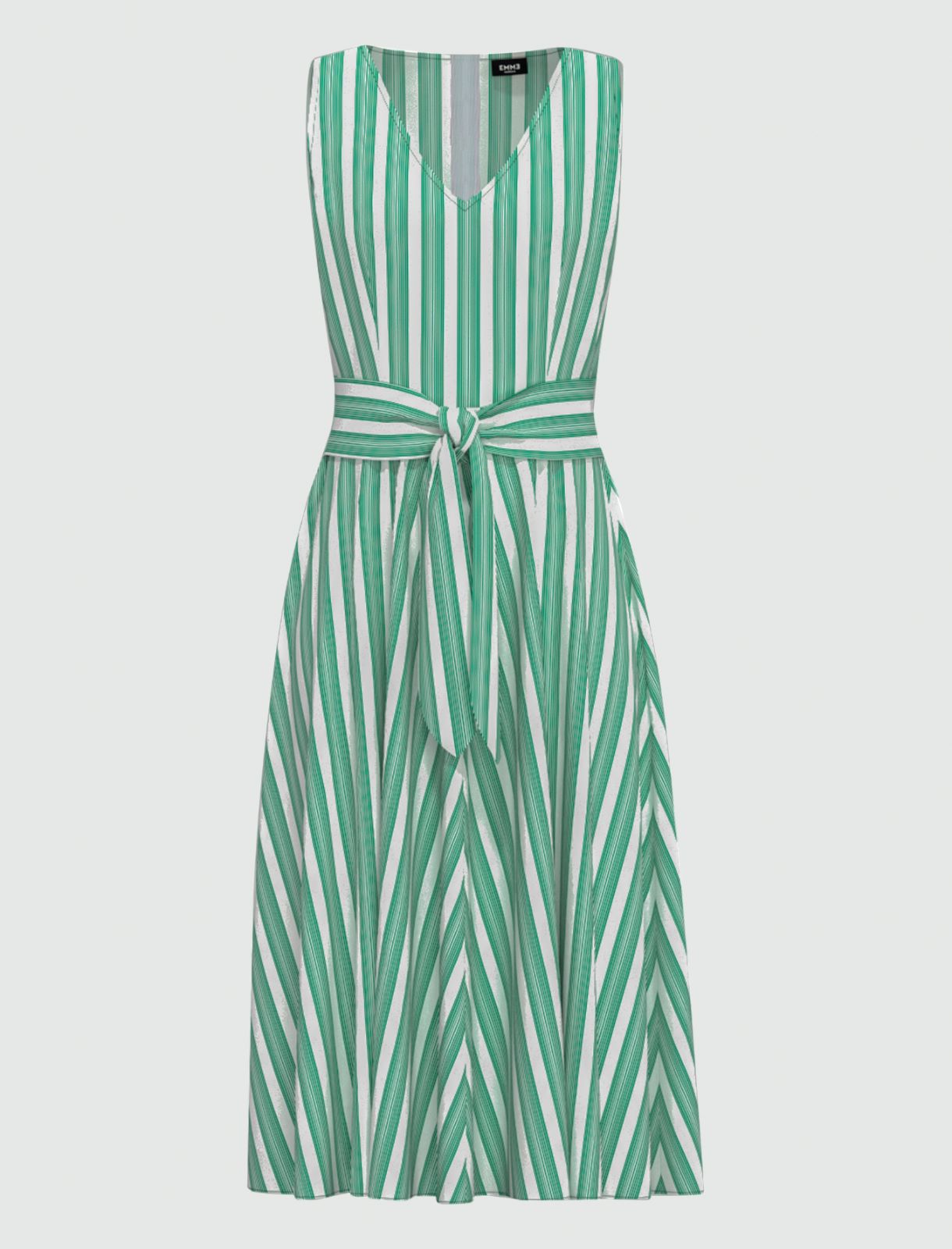 Kleid aus Baumwolle - Smaragdgrun - Marella - 4