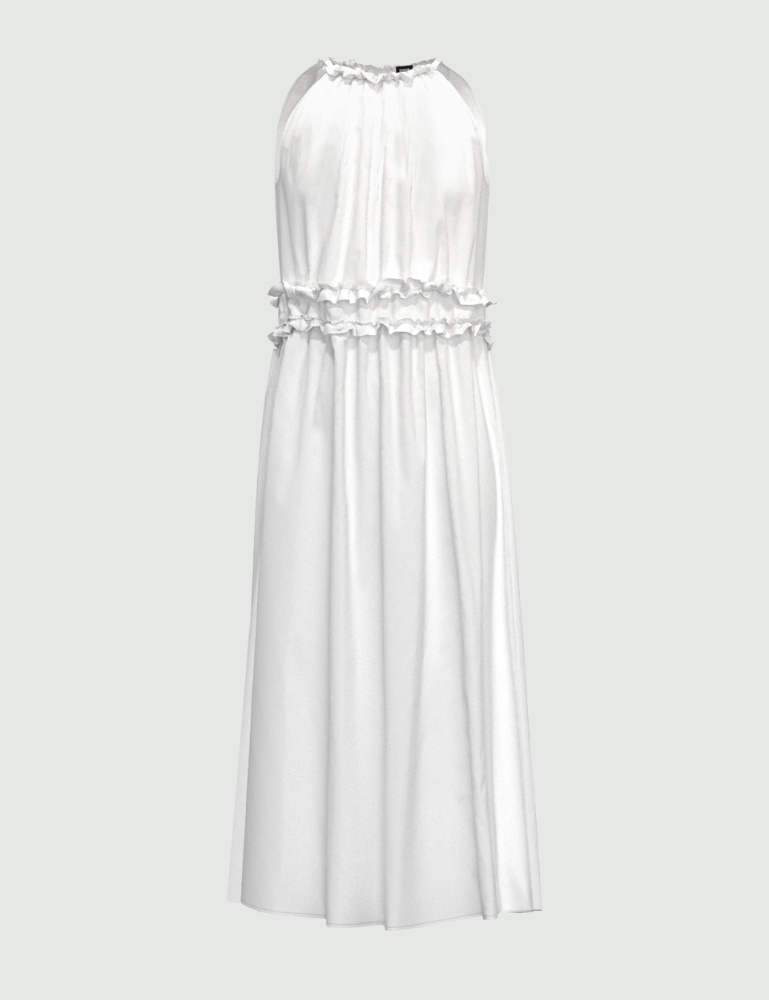 Długa sukienka - Optyczny biały - Emme  - 2