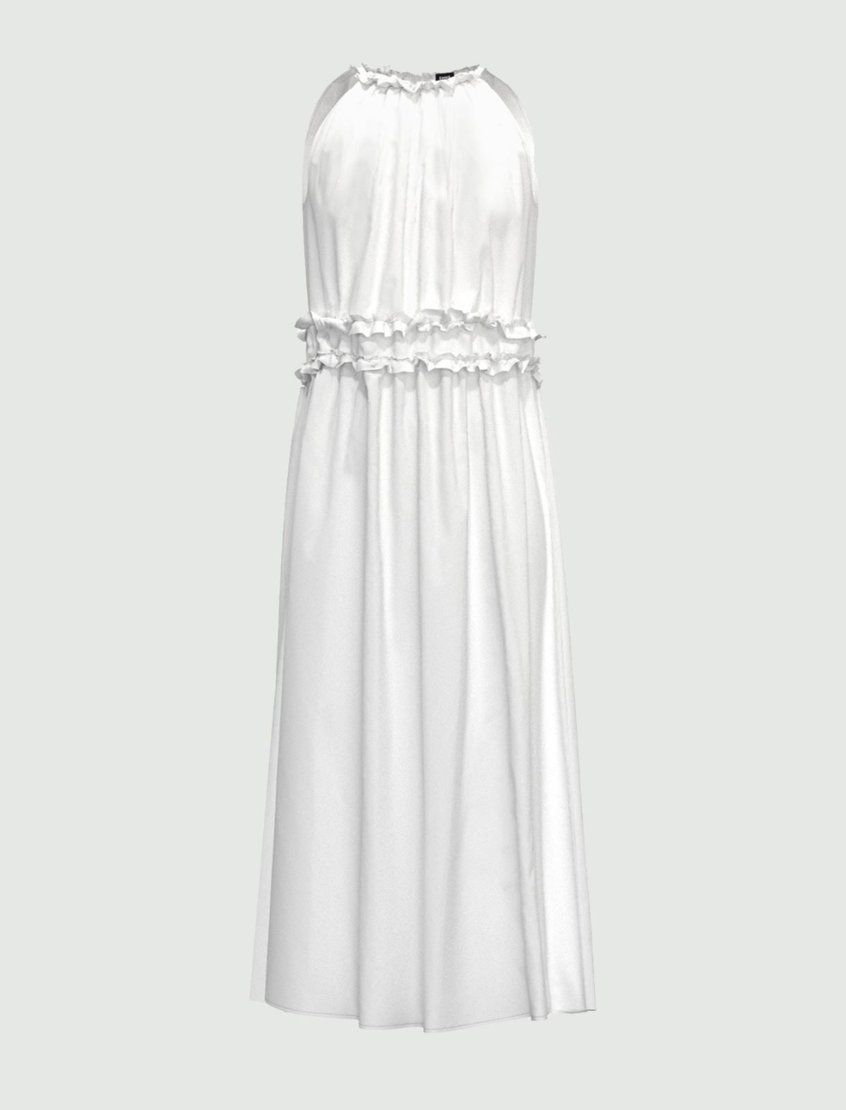 Robe longue - Blanc neutre - Marella - 4