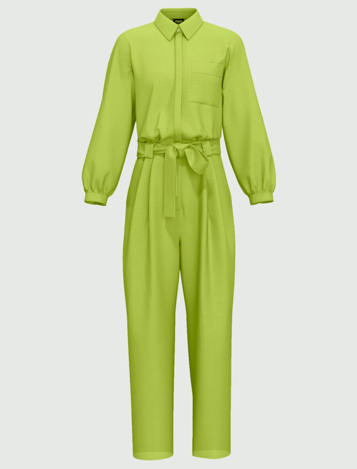 Linen jumpsuit - Green - Emme  - 2