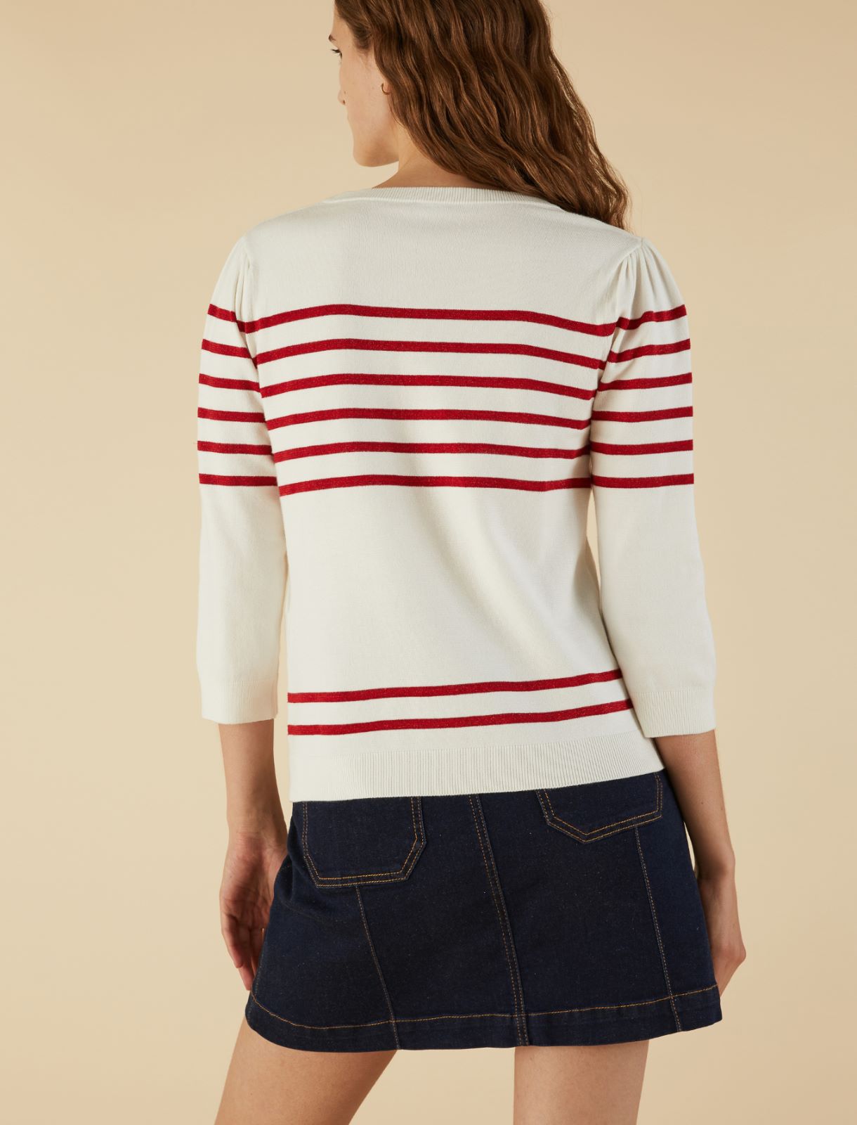 Lurex sweater - White - Marina Rinaldi - 2