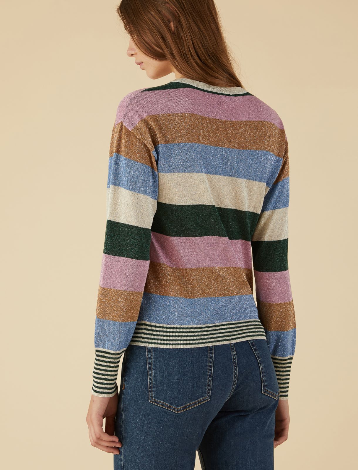 Lurex sweater - Pink - Marina Rinaldi - 2