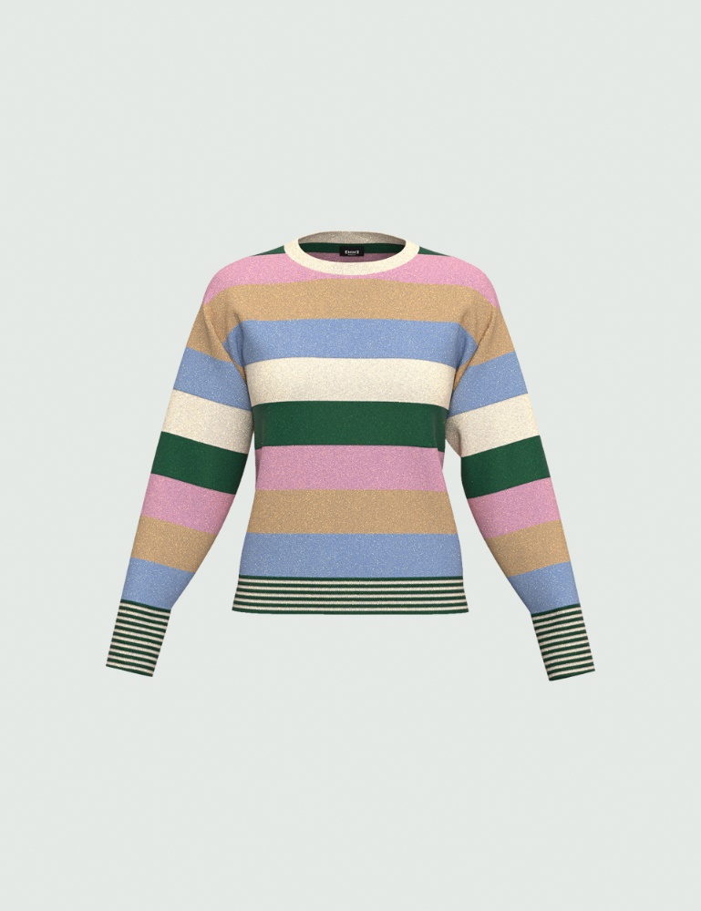 Lurex sweater - Pink - Persona - 2