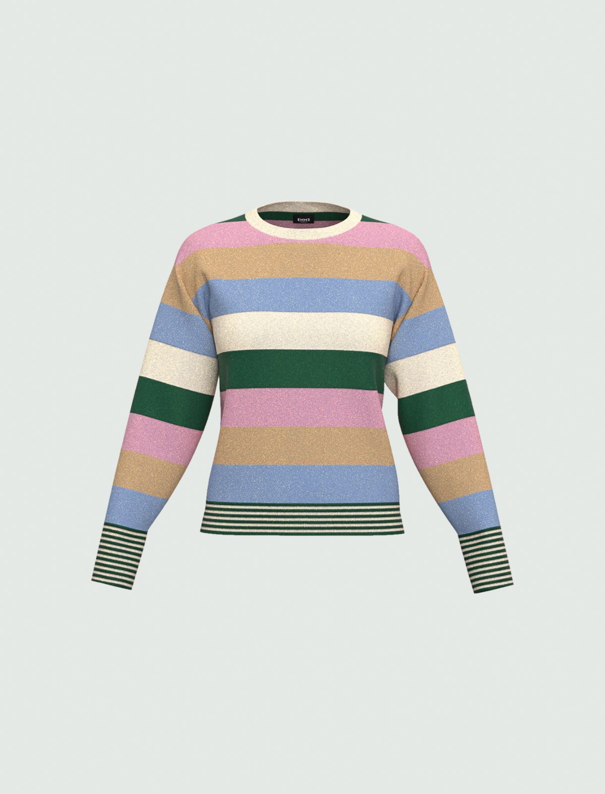 Lurex sweater - Pink - Marina Rinaldi - 4
