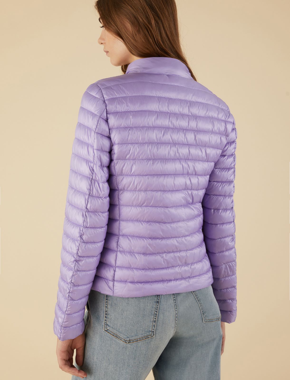 Semi-fitted down jacket - Lilac - Marella - 2
