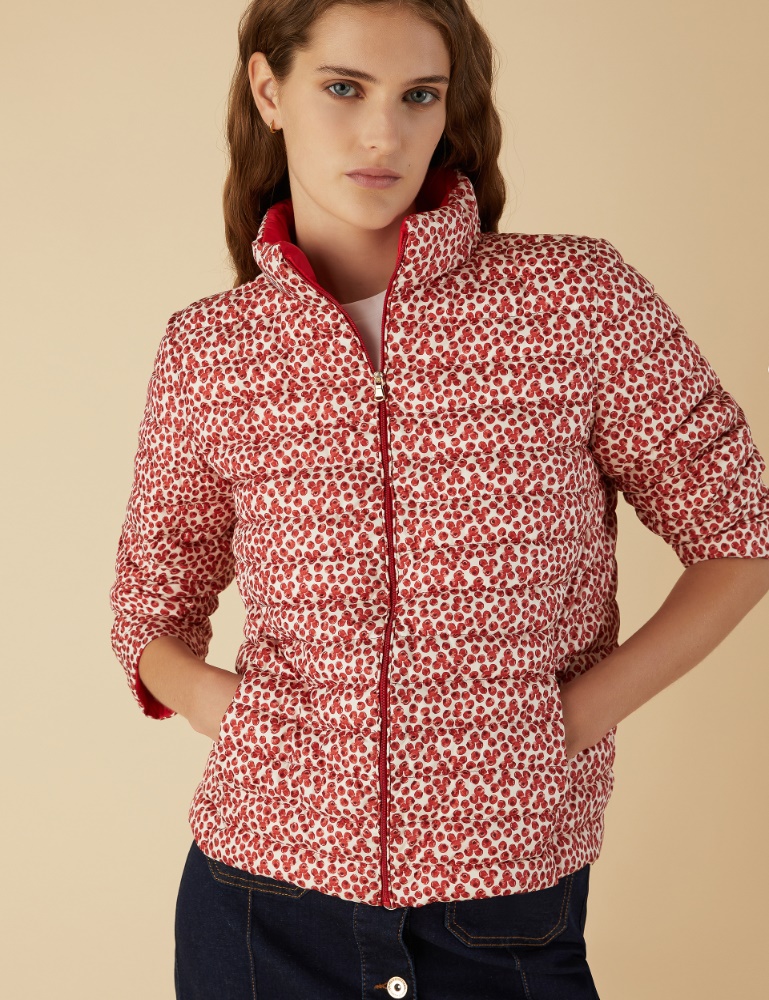 Reversible down jacket - Red - Emme 