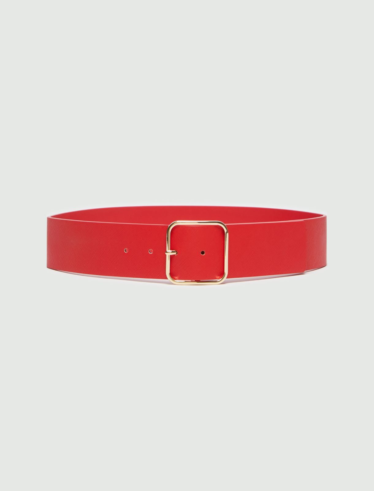 Buckle belt - Red - Marina Rinaldi