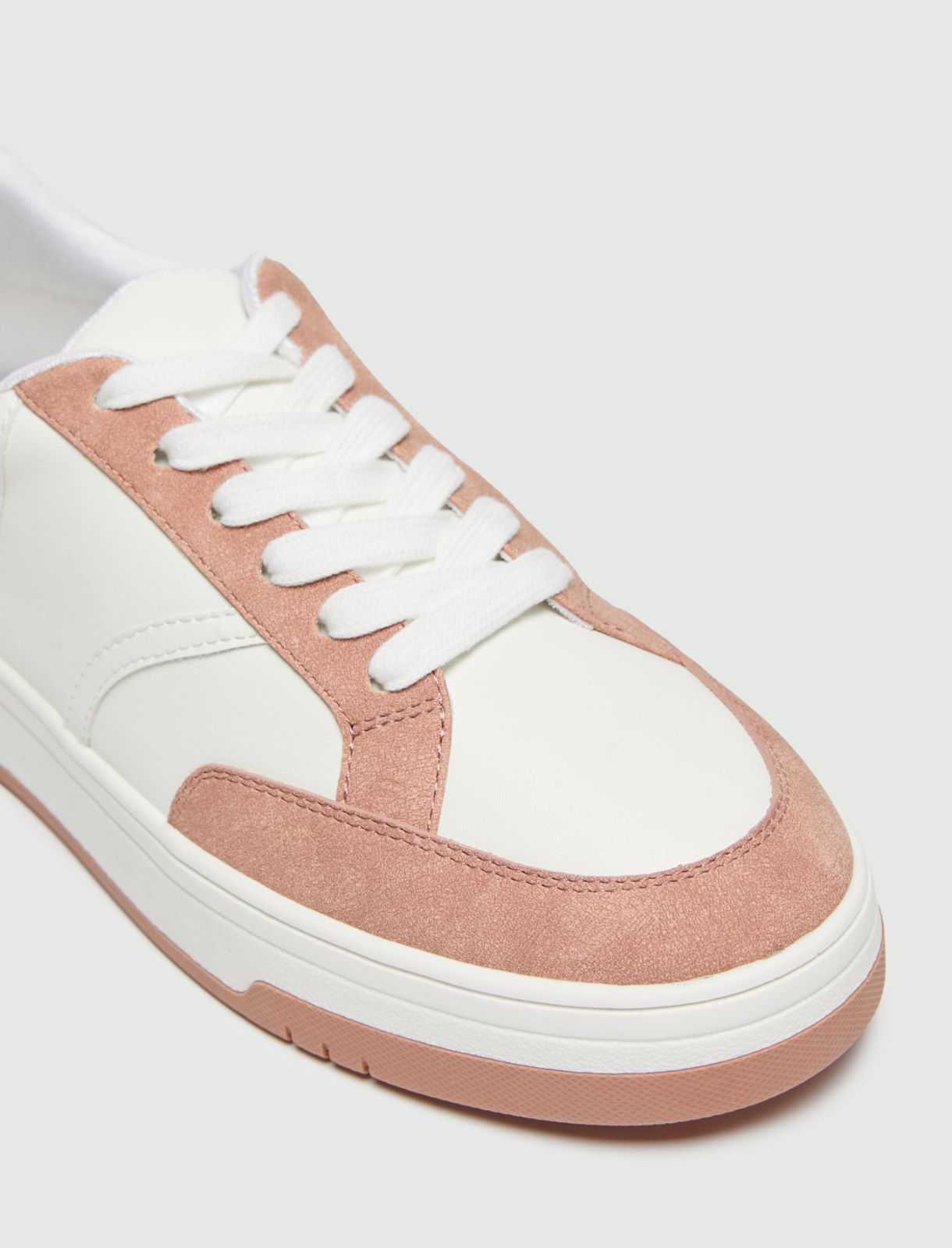 Sneakers with contrast detail - Pink - Marina Rinaldi - 4