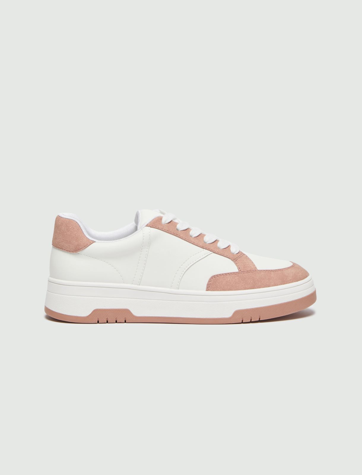 Sneakers with contrast detail - Pink - Marina Rinaldi