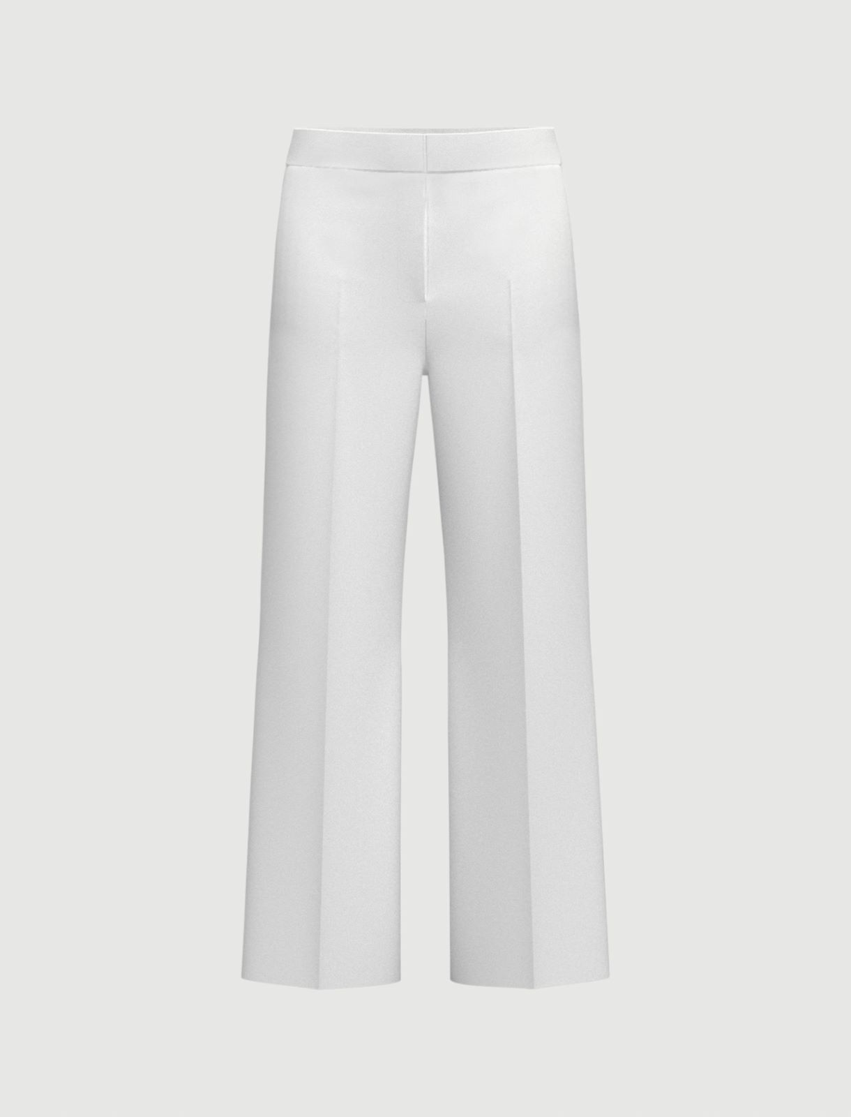 Jersey trousers - White - Marella - 4