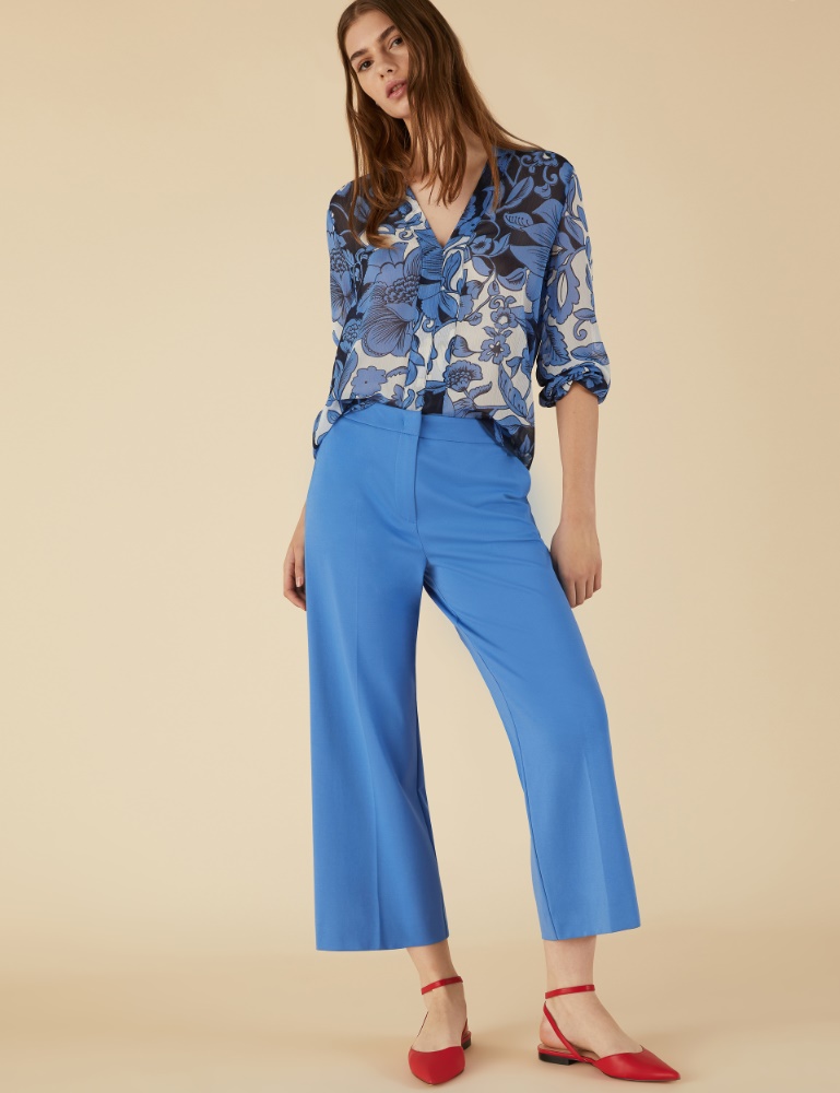 Jersey trousers - Deep blue - Persona
