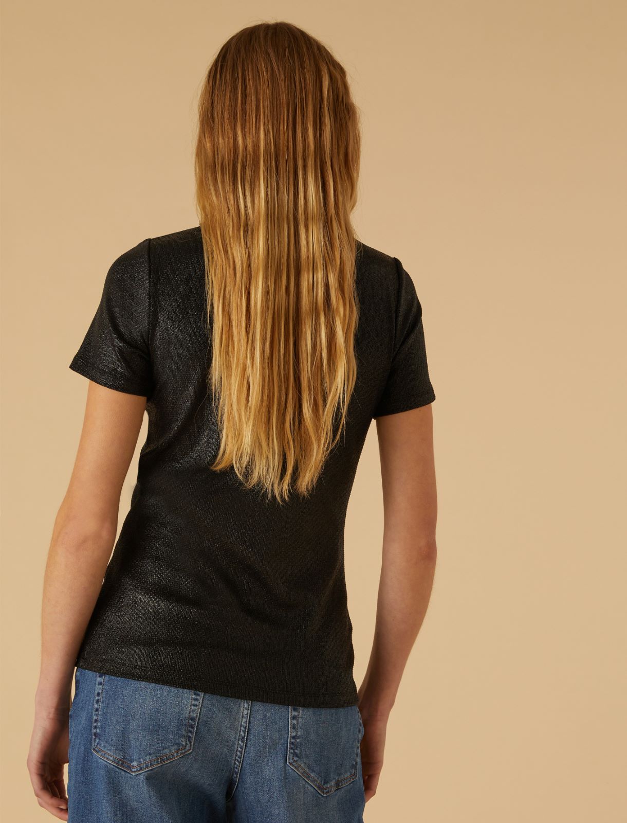 Jersey T-shirt - Black - Marina Rinaldi - 2