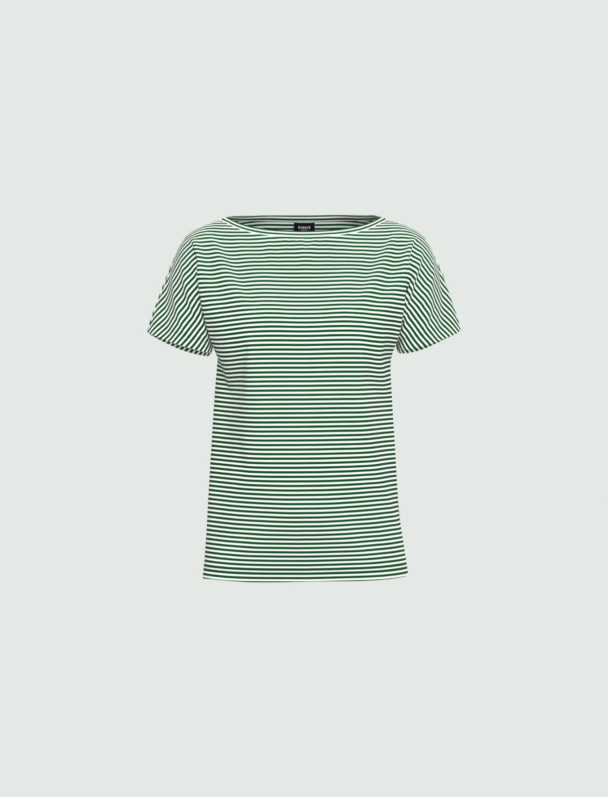 Jersey T-shirt - Green - Marina Rinaldi - 4