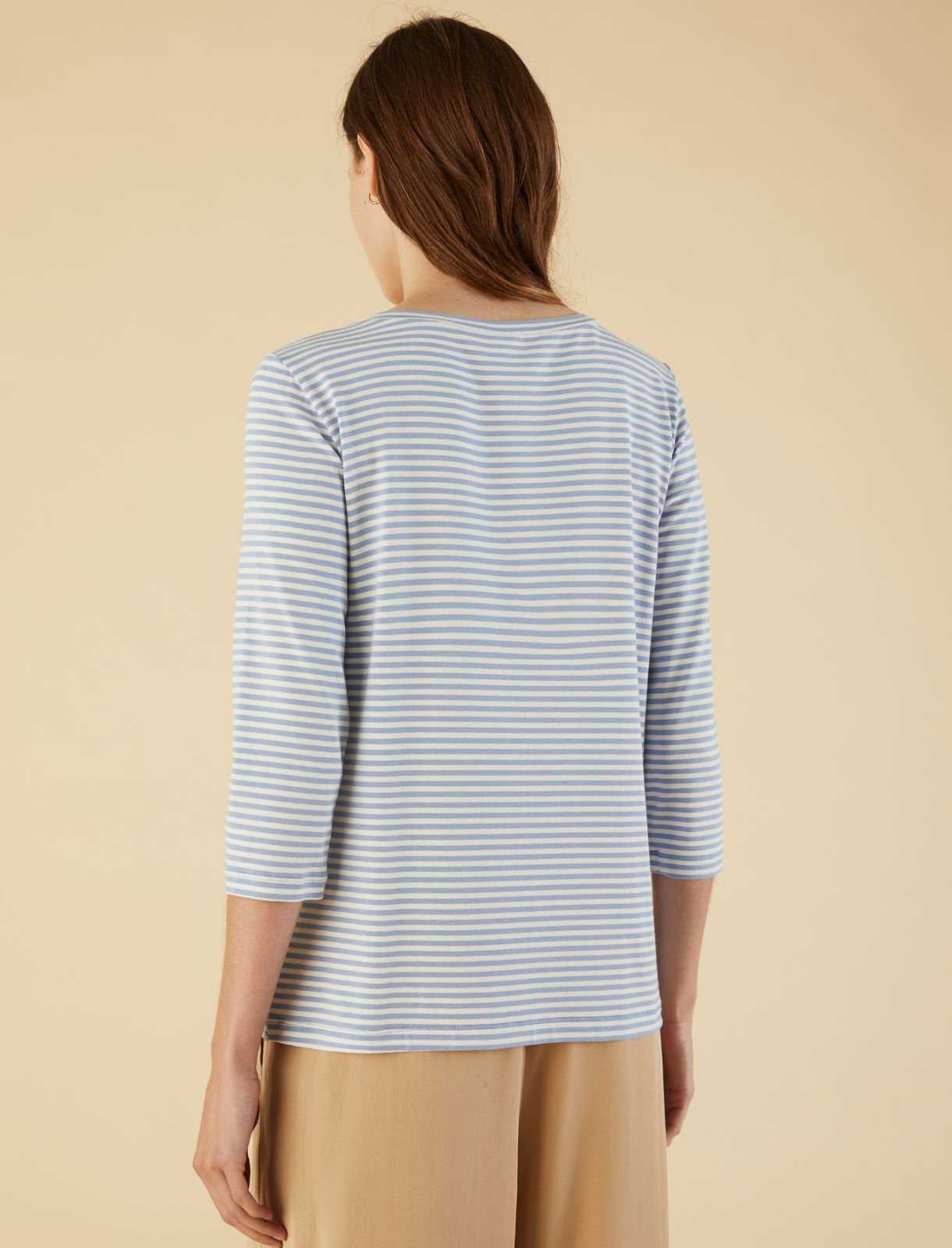 Striped T-shirt - Deep blue - Marella - 2