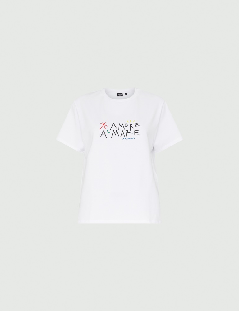T-shirt avec imprimé - Blanc neutre - Emme  - 2