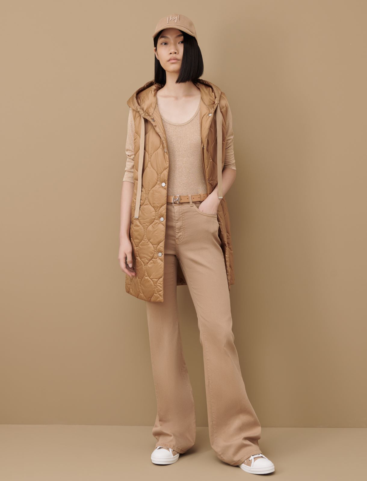 Quilted gilet - Sand - Marella