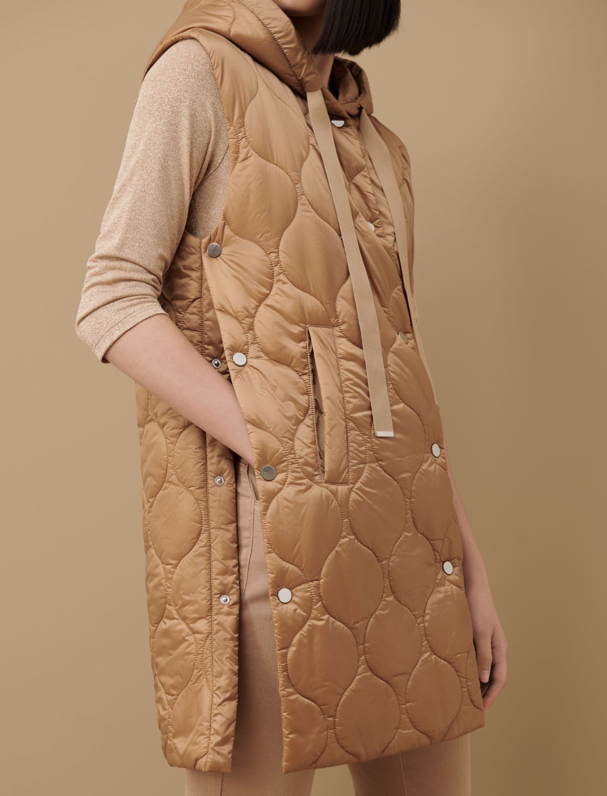 Quilted gilet - Sand - Marella - 4