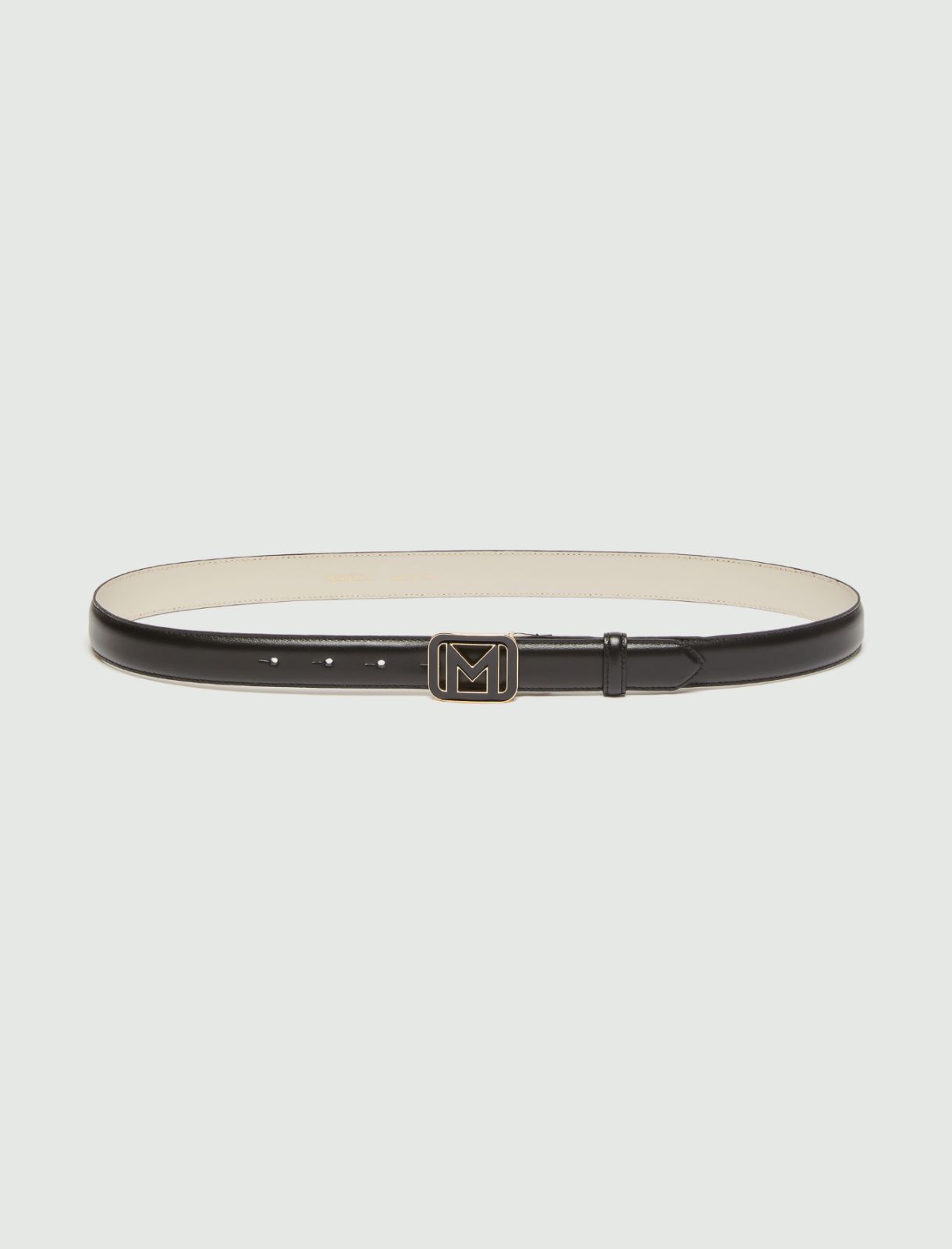 Leather belt - Black - Marella